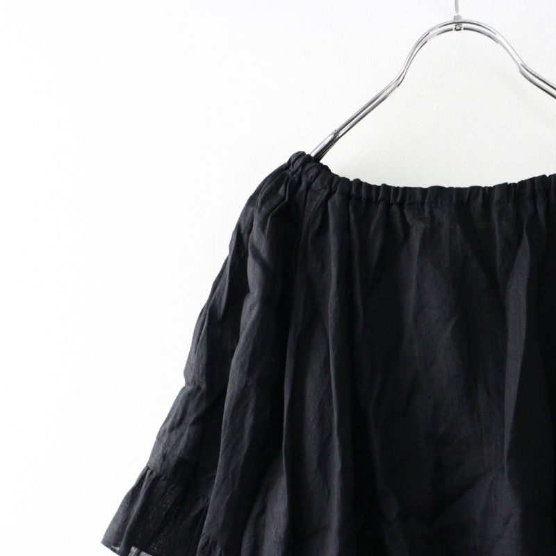 ハグオーワー フリルペプラムスモックブラウス 美品 2024SS ハグオーワー クロスアンドクロス HUG O WaR Cloth&Cross