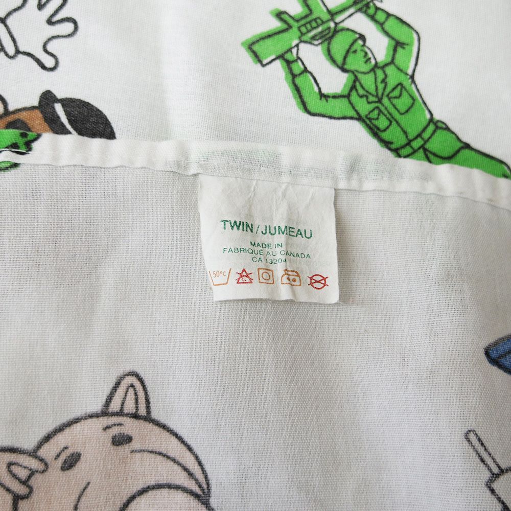 ヴィンテージシーツ ディズニー トイストーリー 総柄 バズ ウッディ