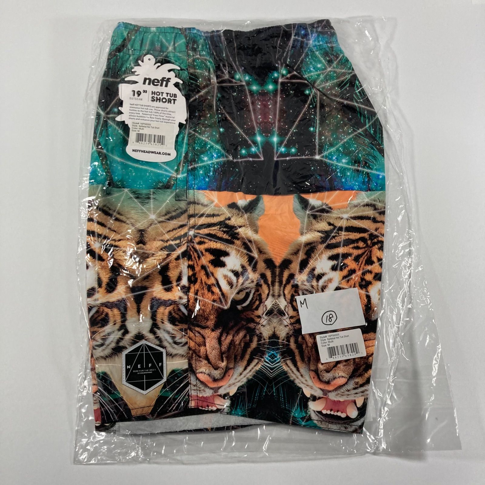 NEFF サーフパンツ メンズ Mサイズ 水着 海 プール マルチ スケーター系 M153