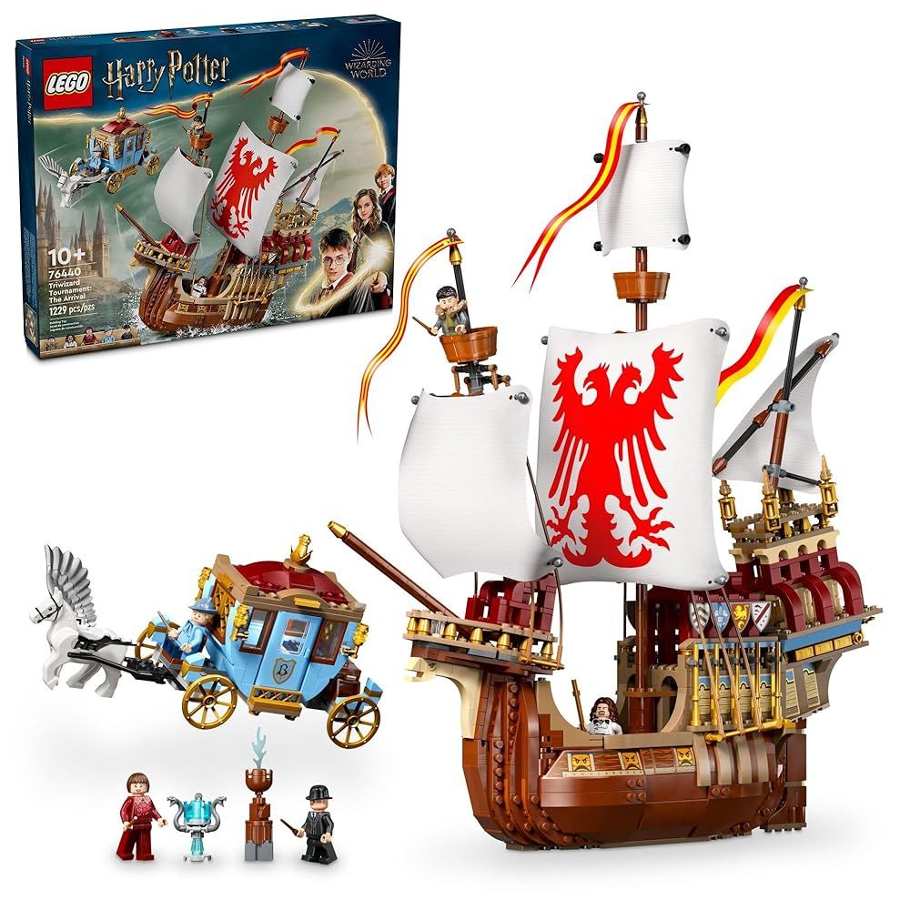 LEGO ハリーポッター トリウィザードトーナメント 到着 ハリーポッターコレクション ボーバトン馬車とダームストラン船 魔法のギフト 76440