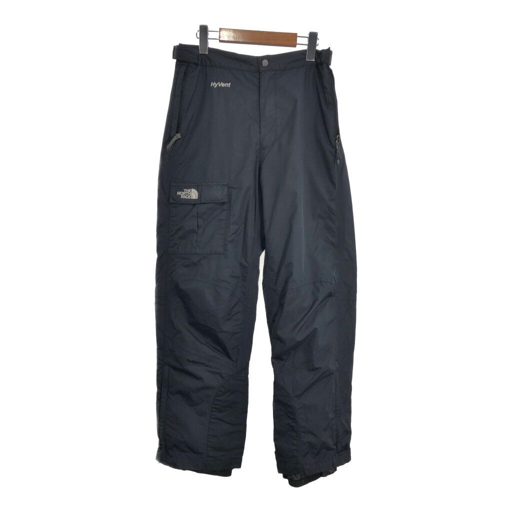 THE NORTH FACE ノースフェイス HYVENT スキーパンツ アウトドア スノースポーツ ブラック メンズ M 古着 T7684