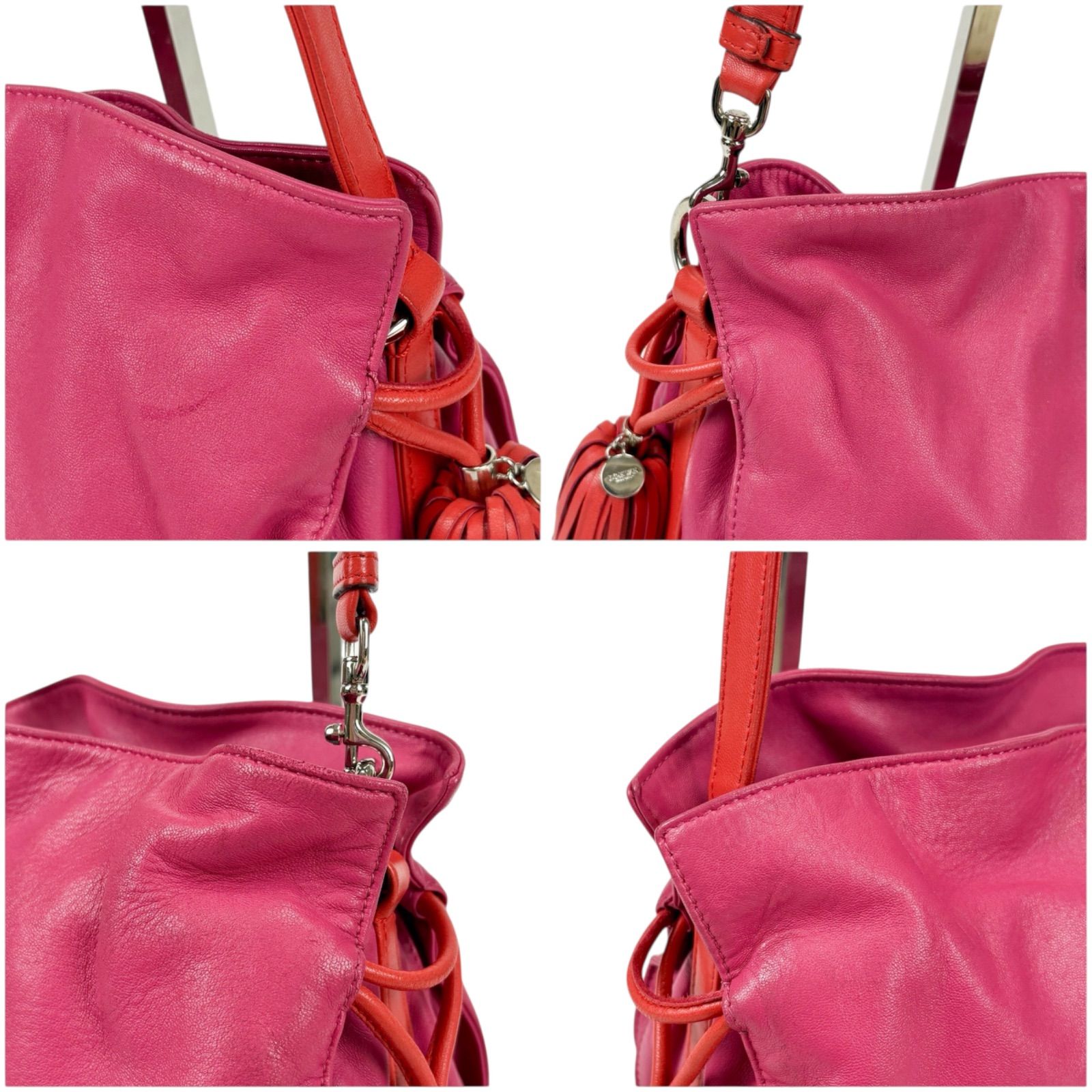 ロエベ LOEWE フラメンコ ショルダーバッグ ナッパレザー アナグラム