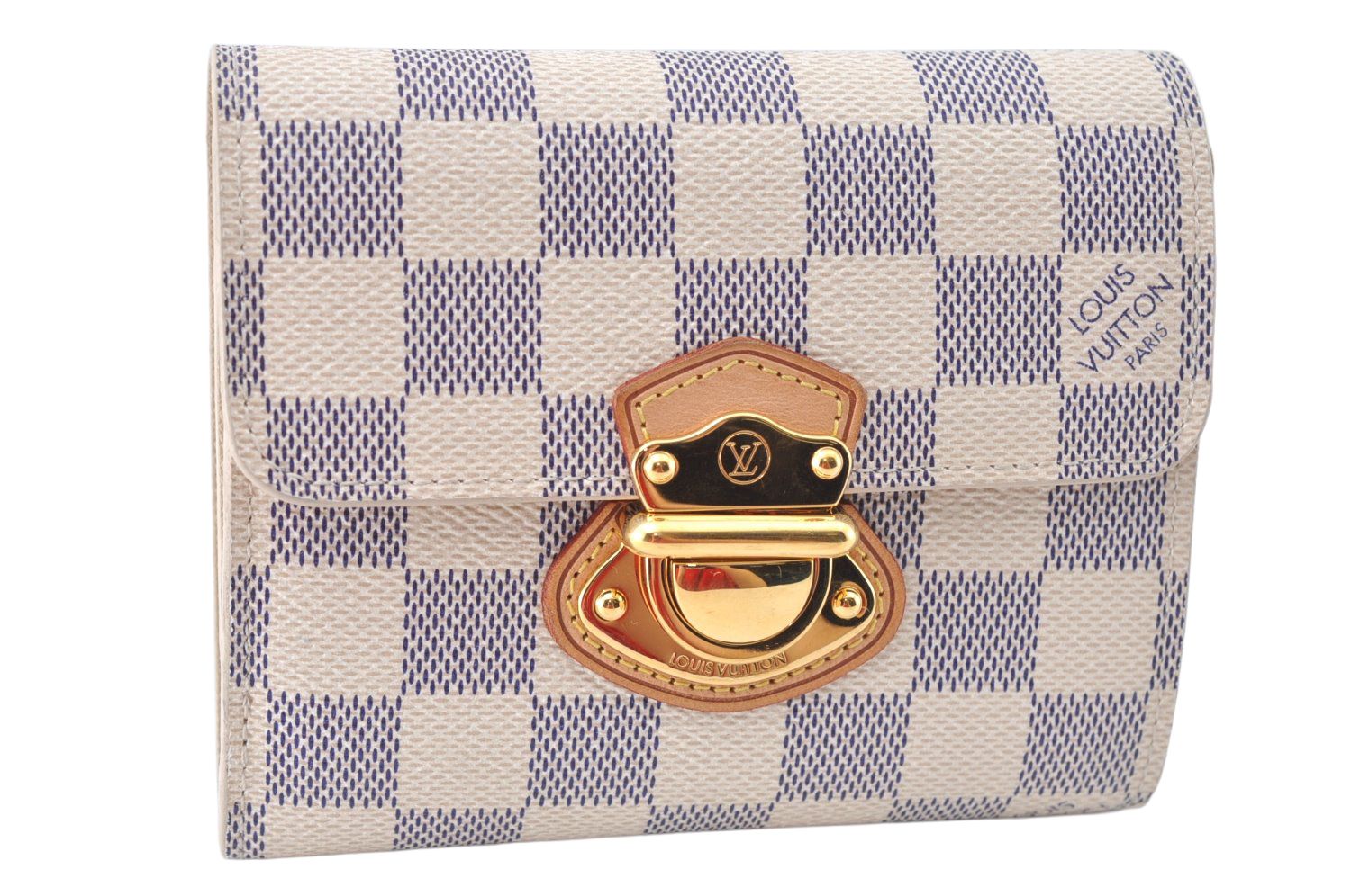 LOUIS VUITTON ルイヴィトン ダミエ アズール ポルトフォイユ ジョイ 財布 N60030 LV 2484M