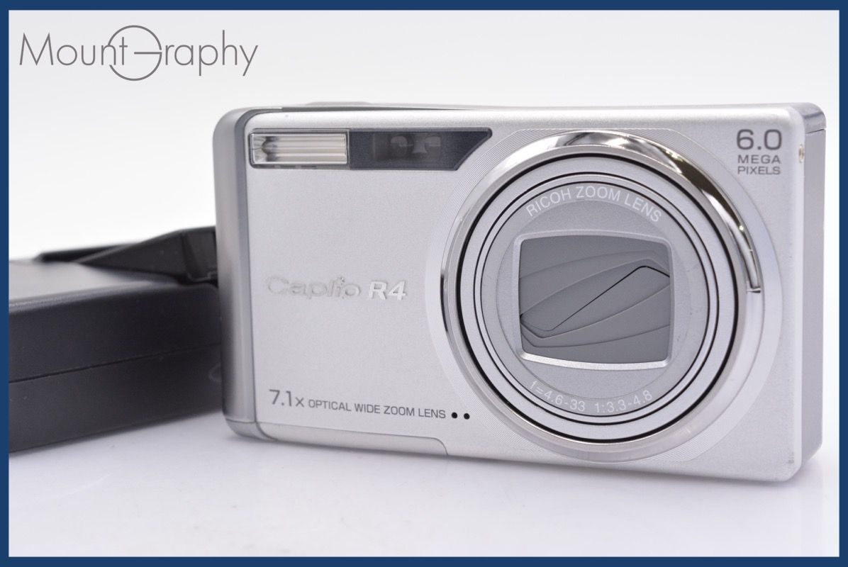 上 リコー RICOH Caplio R4 7.1x バッテリー 充電器付属 完動 同梱可 yk2683