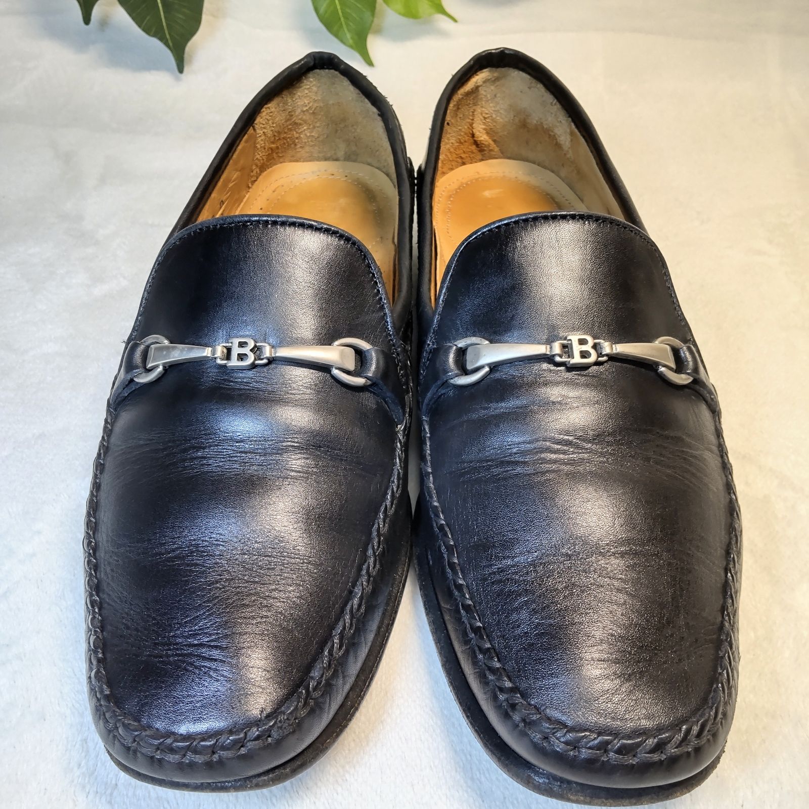 良品】BALLY/バリー/ビットローファー/黒/ブラック/約26.0cm - メルカリ