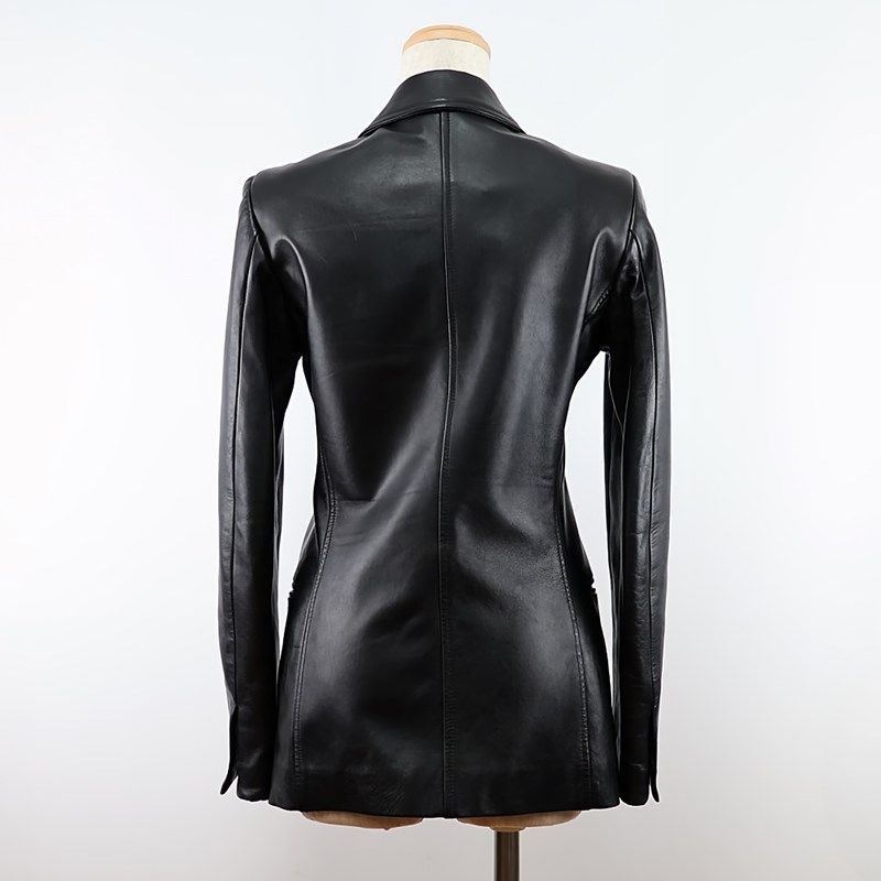 GIANNI VERSACE ヴェルサーチ レザー GIANNI VERSACEジャンニヴェルサーチ オールド ダブルレザー