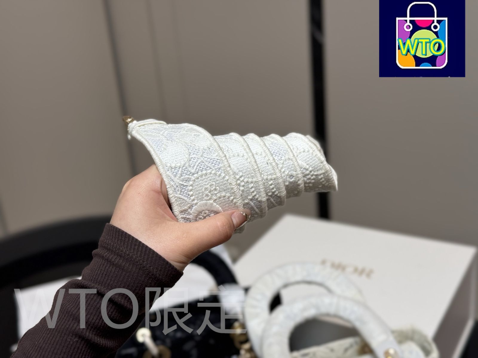 今日 Dior Lady Dior Lace Bag - レディー ディオール レース バッグ-WTO輸入1 DECORATOM_COM_BR