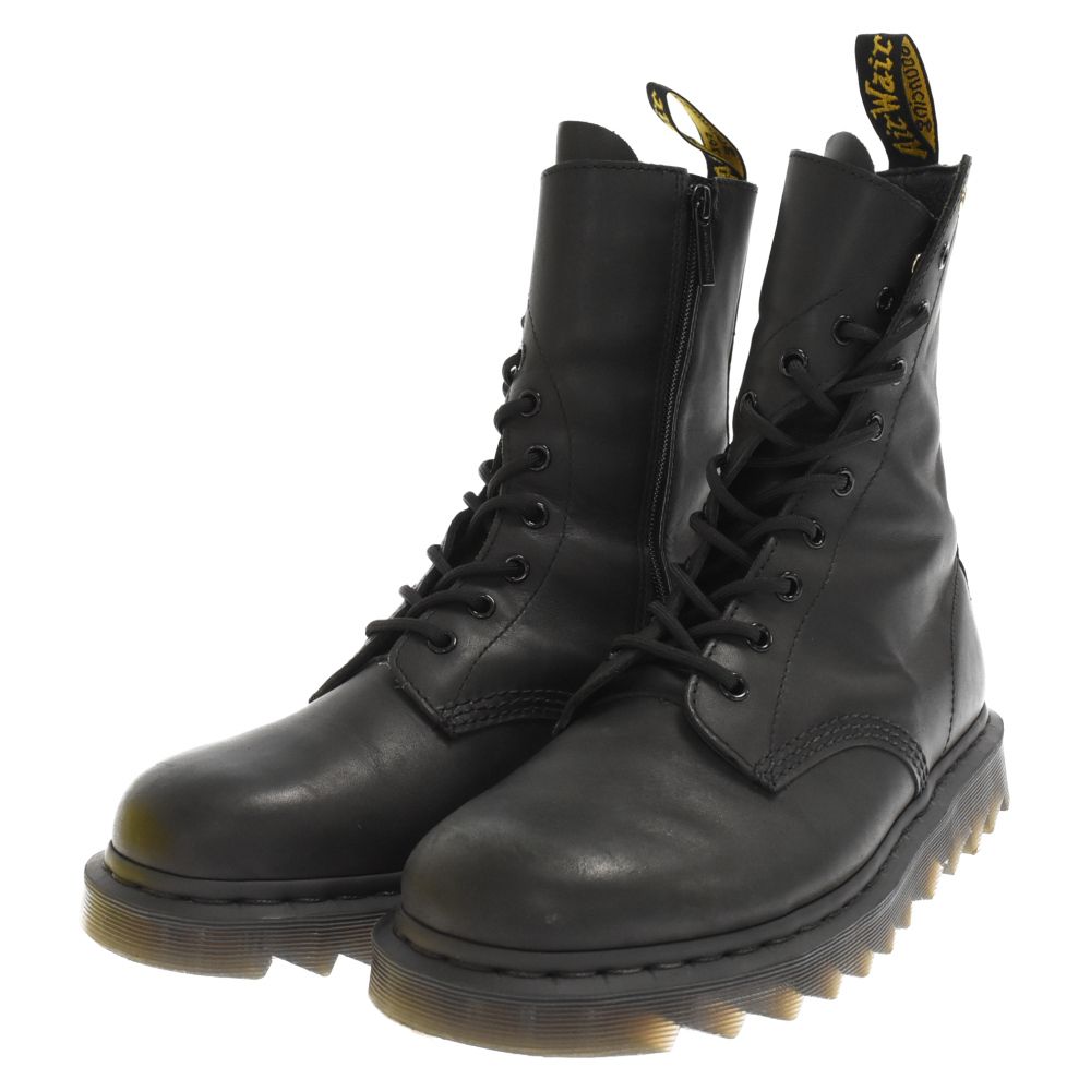 Dr.Martens ドクターマーチン ×YOHJI YAMAMOTO (ヨウジヤマモト) 1490 YY ZIGGY×ヨウジヤマモト 10ホール  ねじれブーツ ブラック UK10/US10