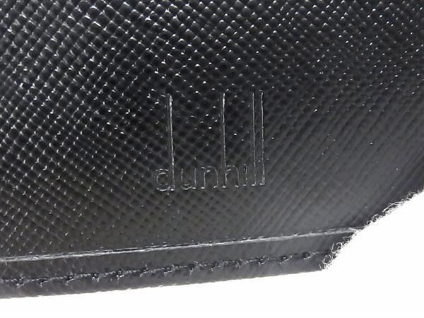 ■新品■未使用■ dunhill ダンヒル レザー 二つ折り 財布 ウォレット 札入れ メンズ ブラック系 AY8226