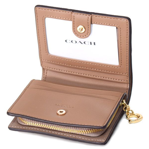 コーチ 財布 COACH レザー スエード パイソン スネーク パッチワーク 