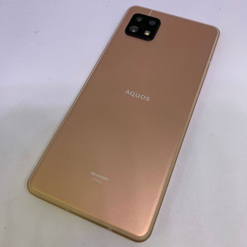 【中古品】au  AQUOS sense6  SHG05 ピンク