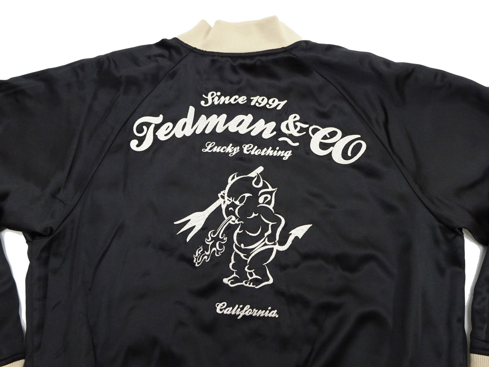 テッドマン スカジャン TEDMAN 龍 富士山 赤鬼 リバーシブル 