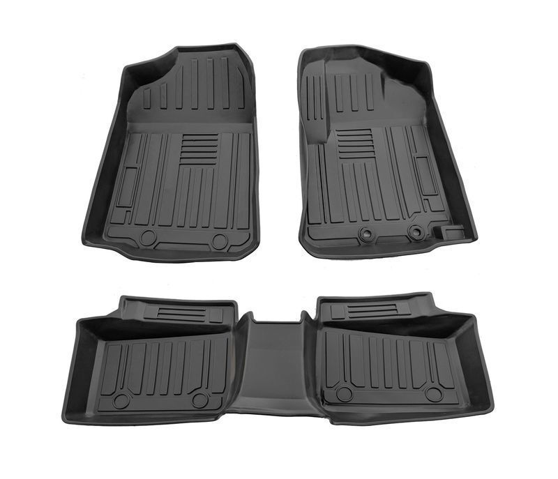 160系 プロボックス フロアマット 3D 防水 防汚 立体 トレー TPO素材 ゴムマット運転席側 助手席側 ２列目 3点セット