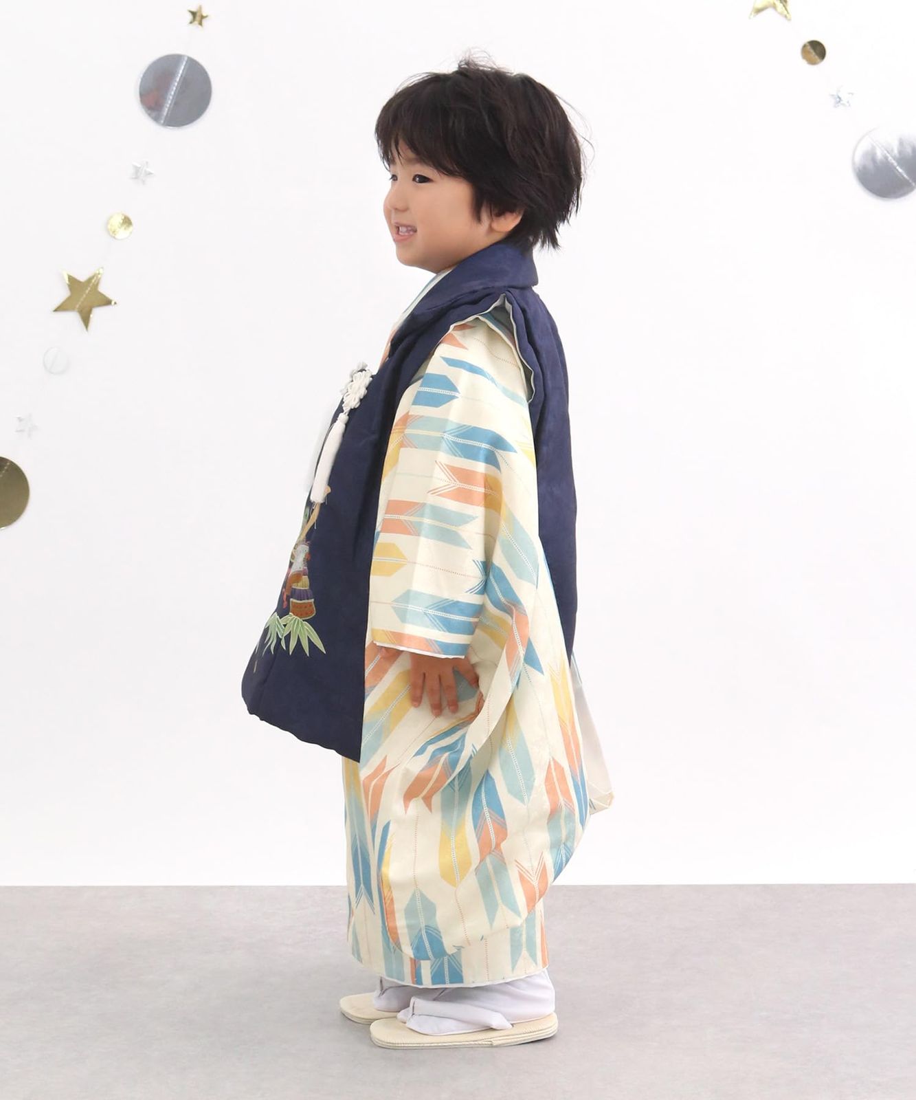 9.淡色矢絣 90-100