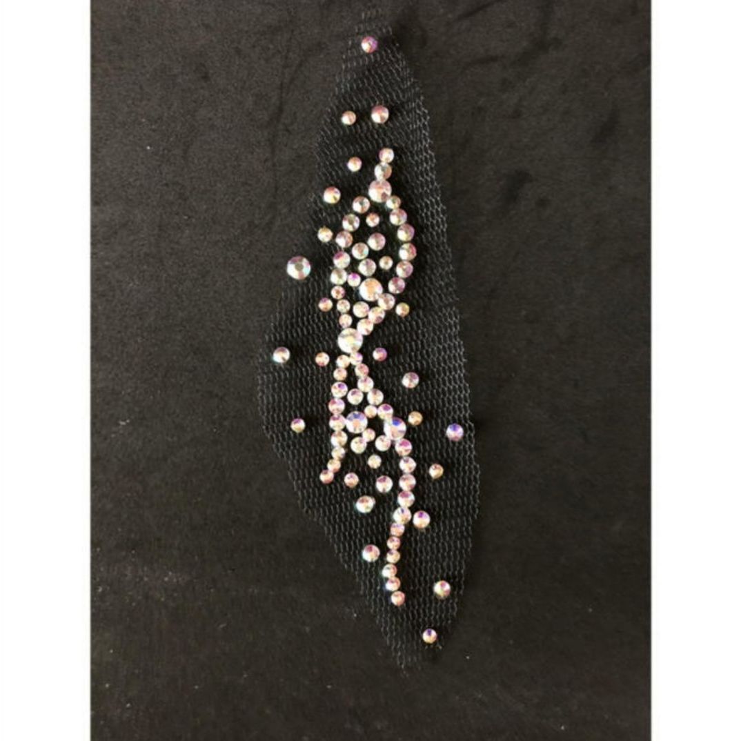 社交ダンス、新体操用髪飾り70ラインストーン 17cm - メルカリ