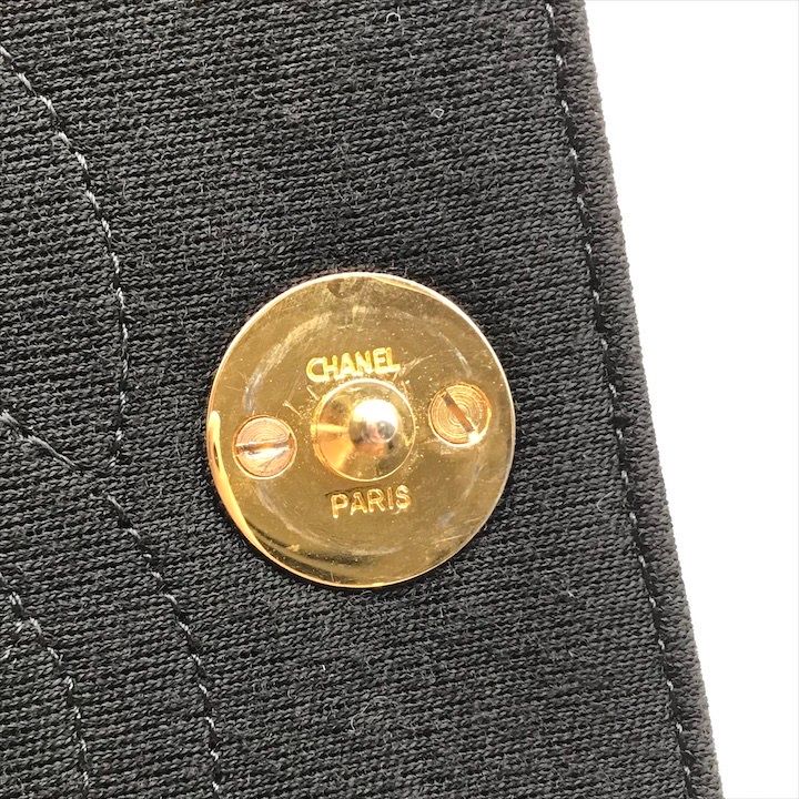 美品 CHANEL シャネル ココマーク マトラッセ コットンジャージ  