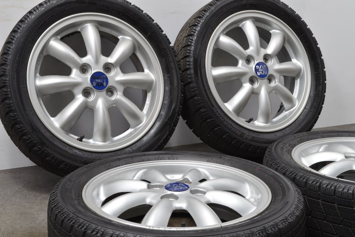バリ溝】MINILITE ミニライト 15in 4.5J +45 PCD100 ナンカン 165 