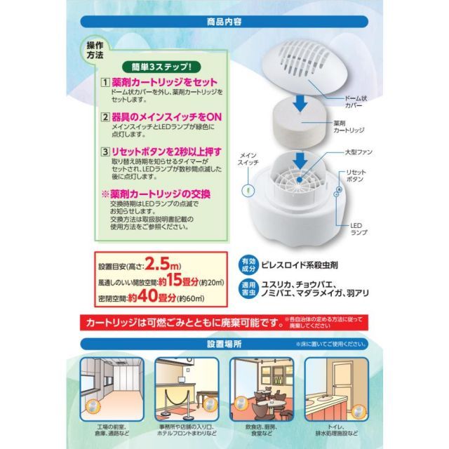 アース製薬 業務用 ハニカム防虫ファンＡＣ