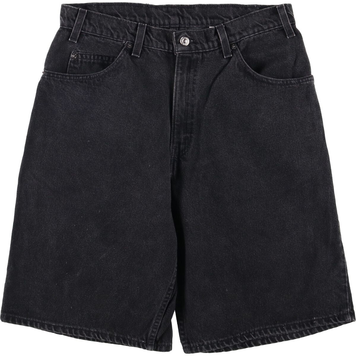 古着 90年代 リーバイス Levi s 565 WIDE LEG ブラックデニムショーツ ハーフパンツ メンズw34相当 ヴィンテージ|eaa587982