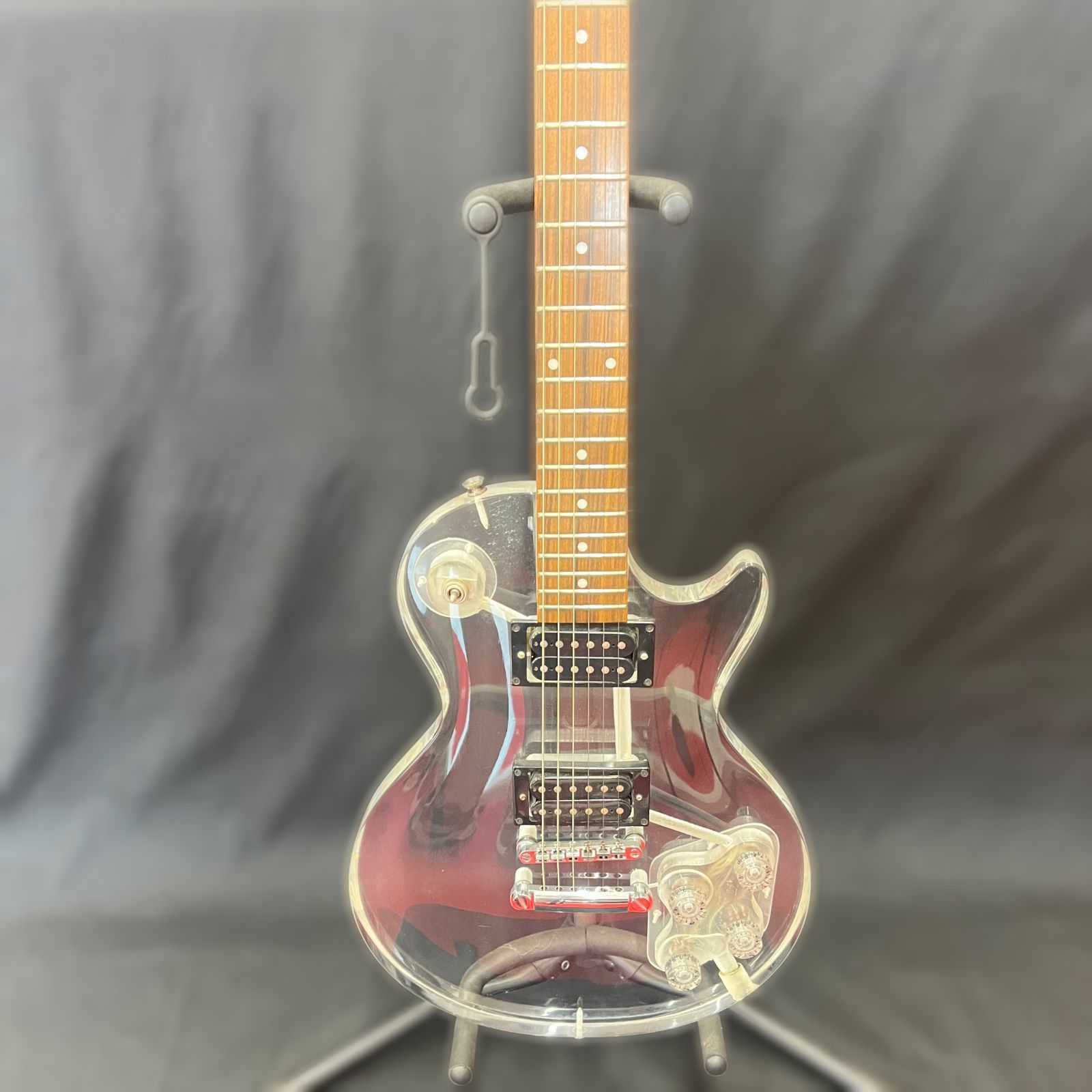 エレキギター クリア透明アクリルボディ 【希少】レスポール - メルカリ