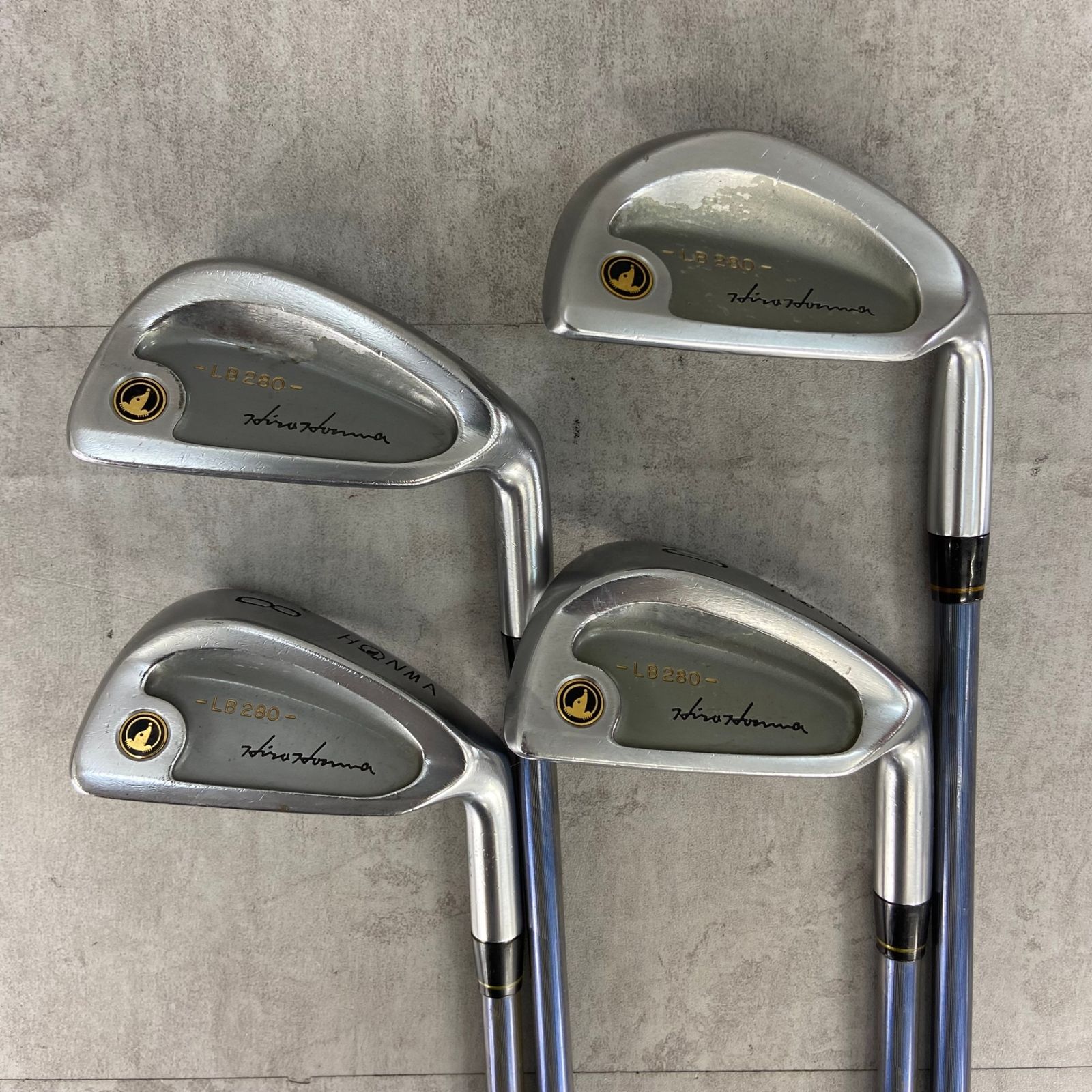 本間ゴルフ - HONMA　ホンマ　LB280　黒七宝　メンズゴルフ　アイアン9本セット　カーボン　R-1　右利き用　ハーフキャビティー HONMA ホンマ LB280 黒七宝 メンズゴルフ アイアン9本セット