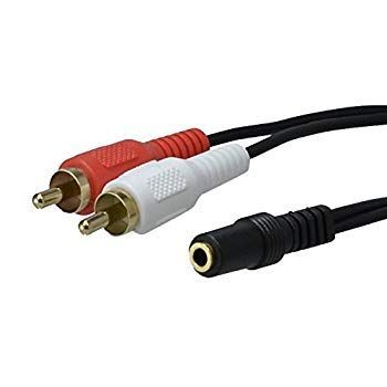 アクロス AUDIO変換ケーブル 1.5m ステレオミニジャック3.5mm-RCAピン