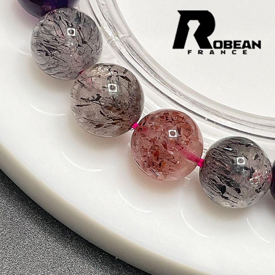 貴重 EU製 定価9万円☆ROBEAN・スーパーセブン☆パワーストーン 