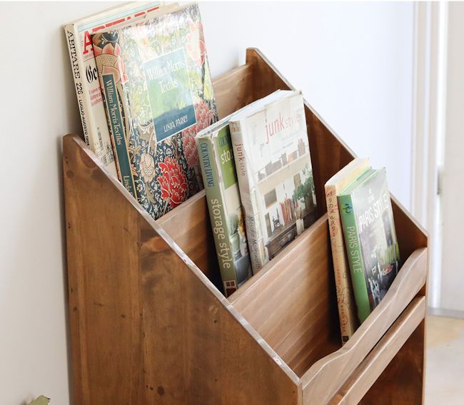 木製マガジンラック幅53cm 収納ラック 絵本ラック ブックシェルフ（31） 木製マガジンラック幅53cm 収納ラック 絵本ラック ブックシェルフ（31