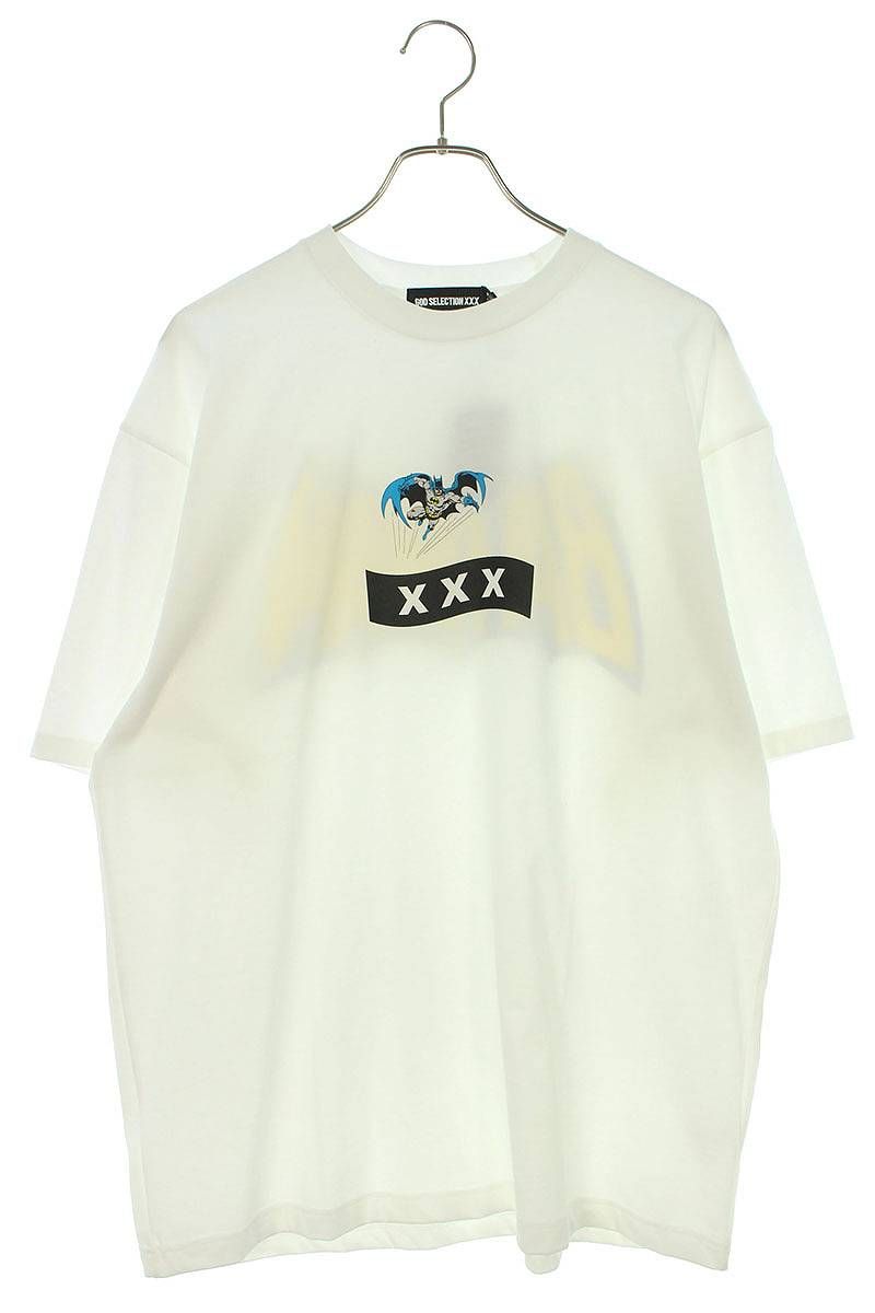 ゴッドセレクショントリプルエックス バッドマンプリントTシャツ メンズ XL