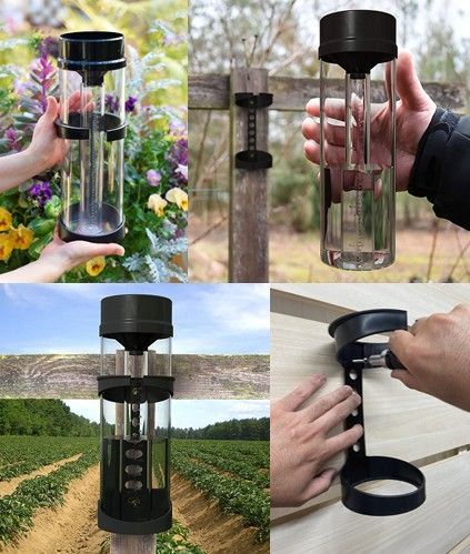 簡易プラスティック雨量計　Plastic Rain Gauge