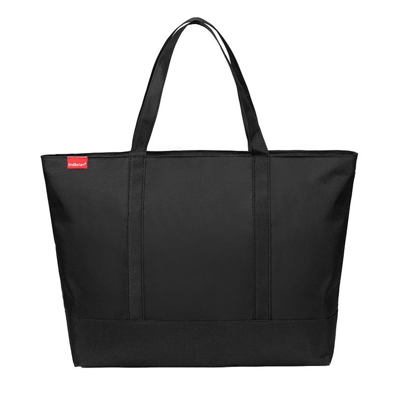 人気✨cisei トートバッグ 肩掛けビジネス 紺色大容量A4可メンズ