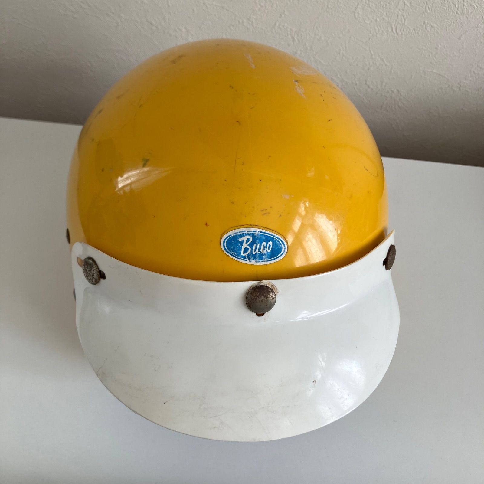 BUCO☆ENDURO 1960年代製 ブコ ビンテージ Lサイズ 黄色 イエロー