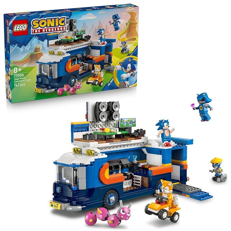 レゴ LEGO ソニック ザ ヘッジホッグ チームソニックの指令トラック おもちゃ 玩具 誕生日 プレゼント ブロック 男の子 女の子 子供 8歳 9歳 10歳 小学生 対戦 ロボット ゲーム 1