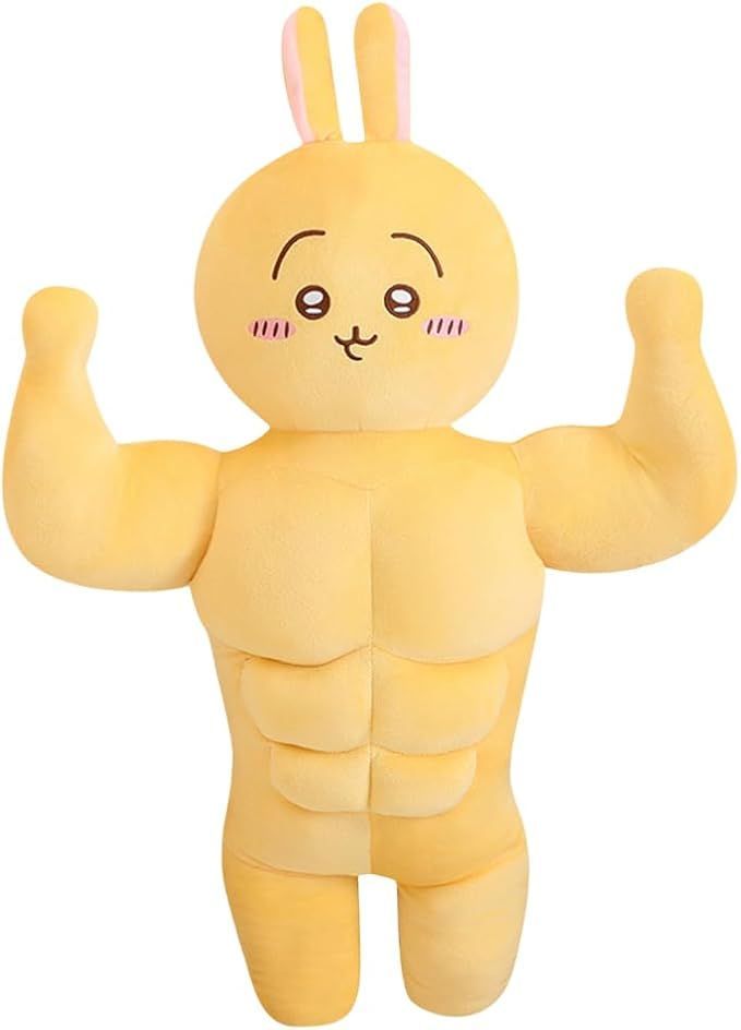 AMCA ちいかわ 筋肉 抱き枕 ぬいぐるみ 萌えグッズ 可愛い 人気マンガ 装飾品 カ 個性的 誕生日 プレゼント ギフト 周辺グッズ