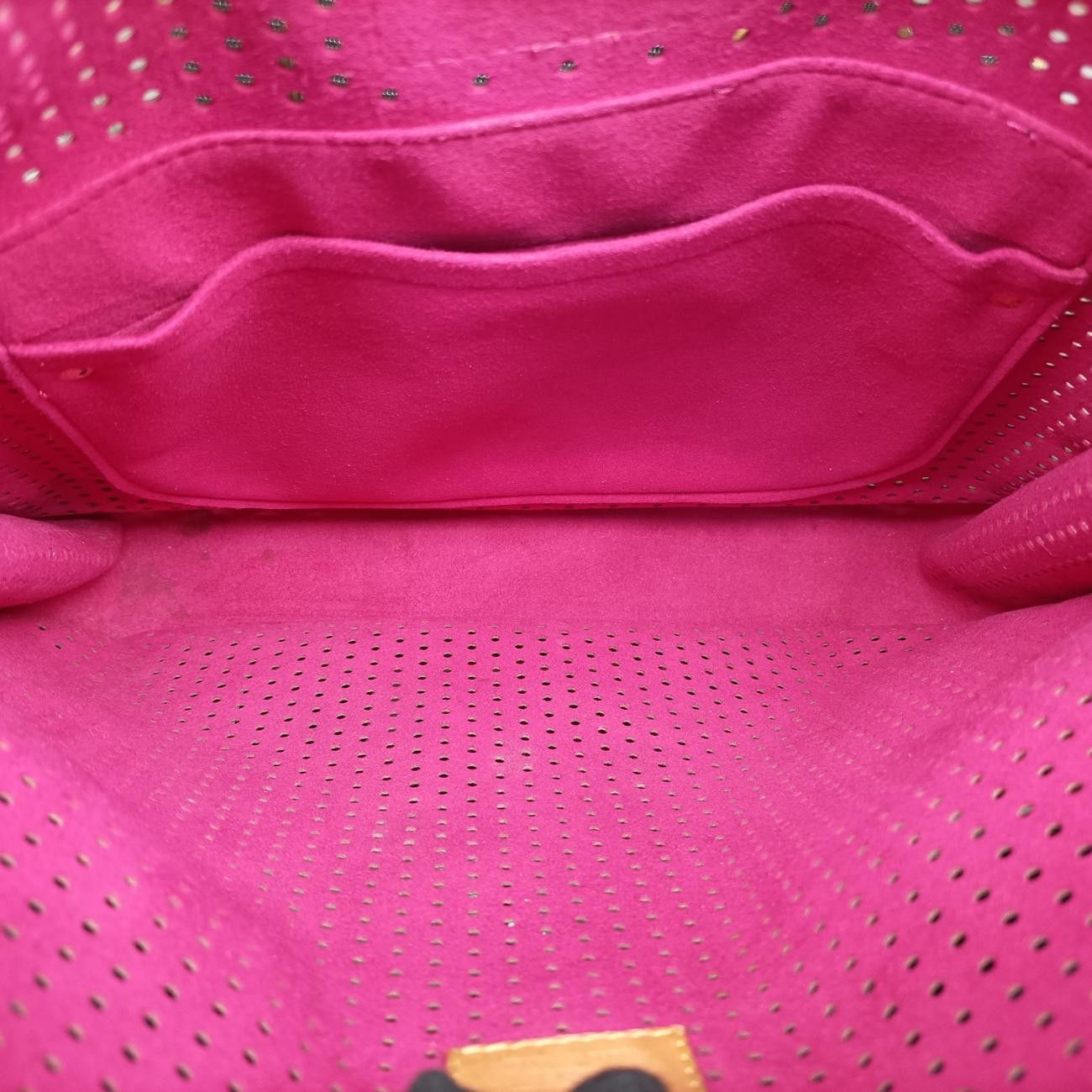 Vuittonミュゼットモノグラム ブラウン系×フューシャモノグラム