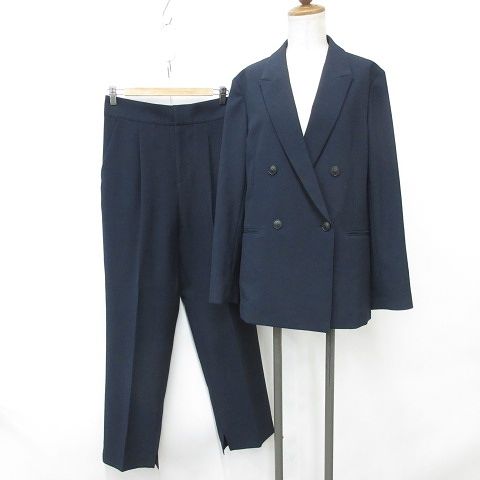 アンクレイヴ uncrave セットアップ パンツスーツ ピークドラペル 
