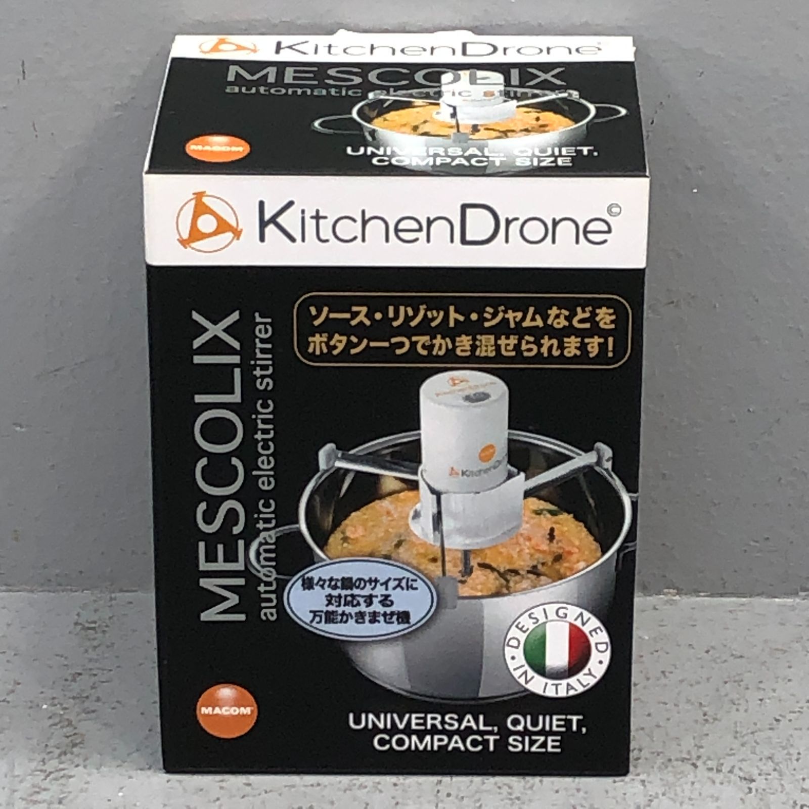 【未使用品】マコム 自動かきまぜ器 キッチンドローン Amazon.co.jp: MACOM キッチンドローン Kitchen Drone【イタリア