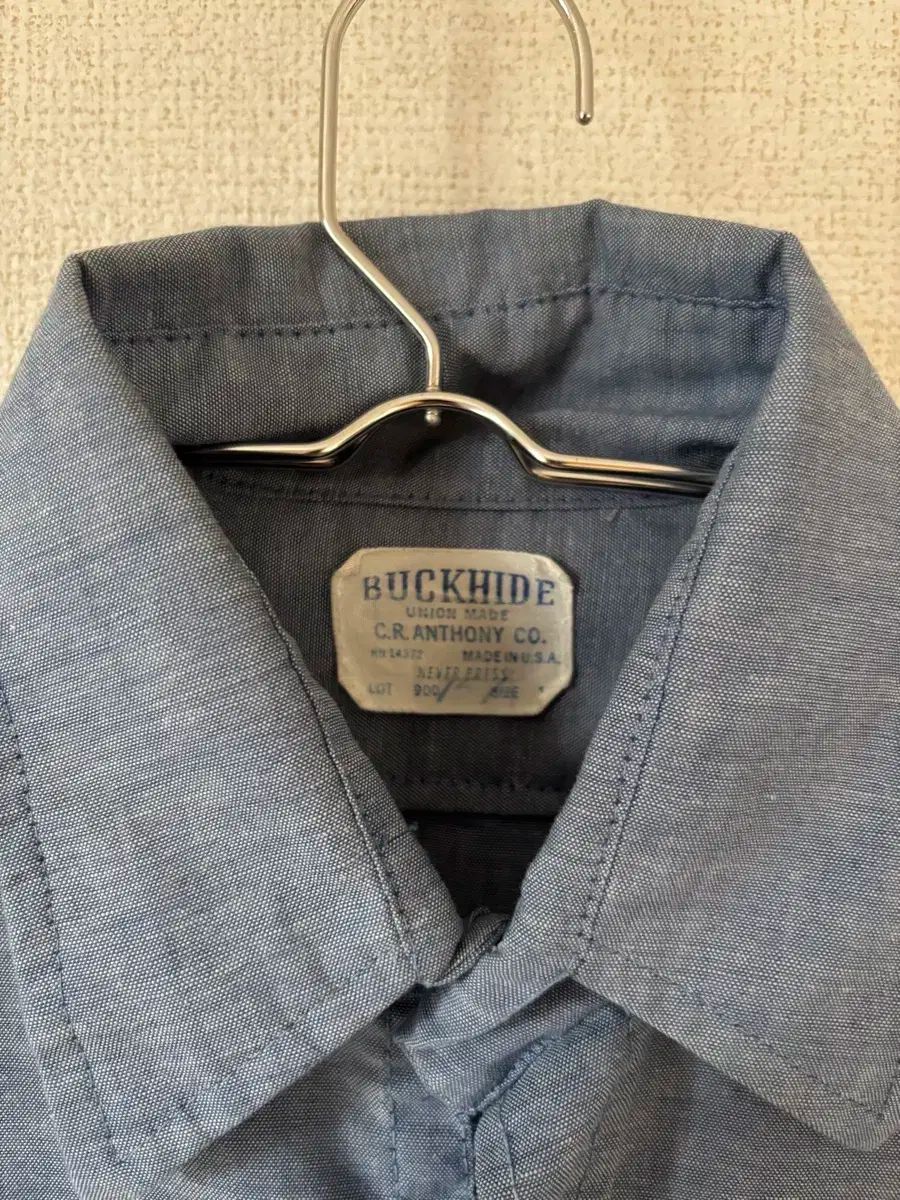 70s バクハイド シャンブレーシャツ