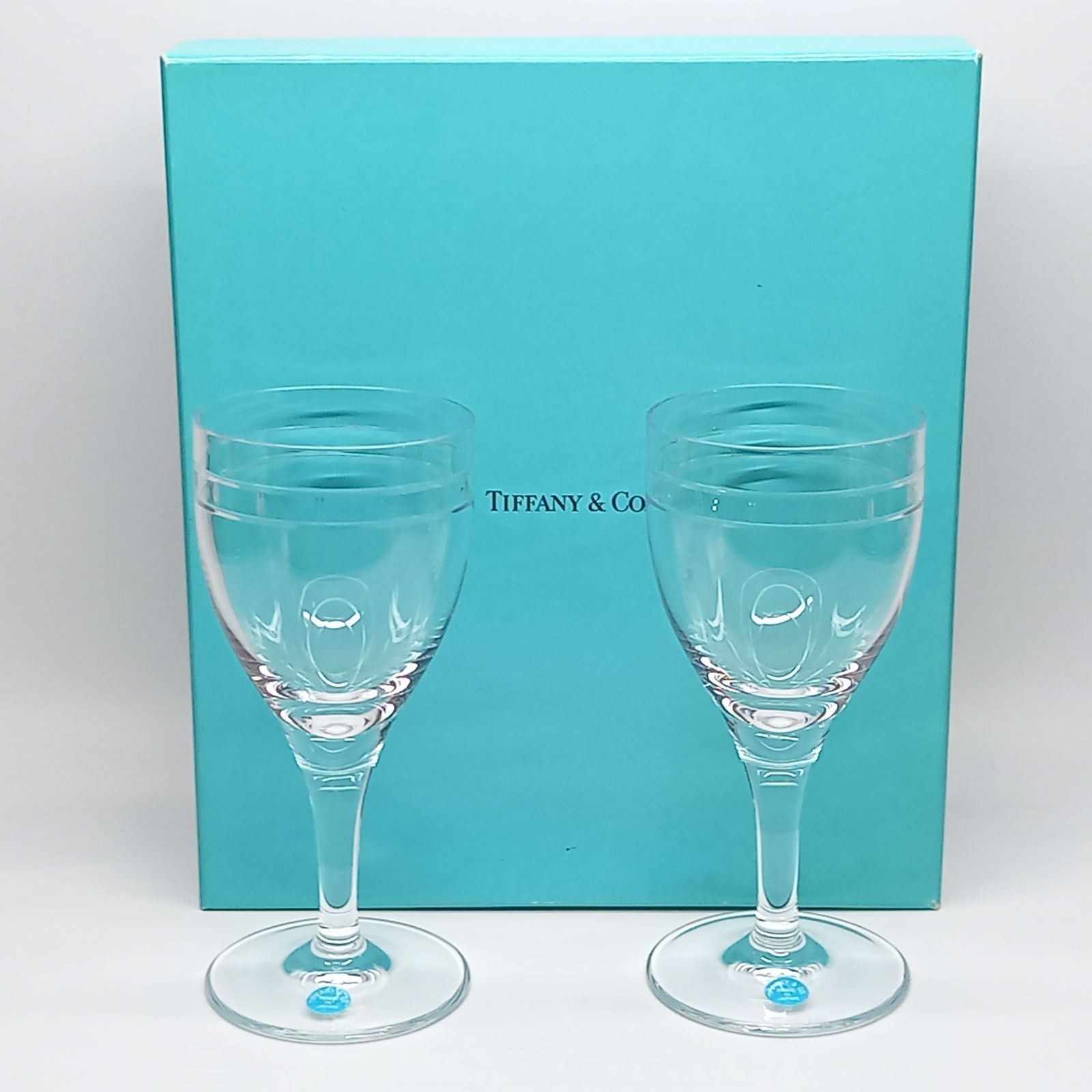 ティファニー アトラス ワイングラス ペアグラス TIFFANY &Co