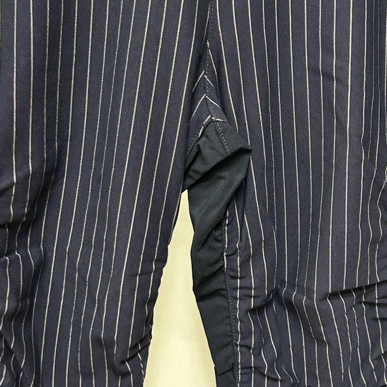 io comme io 38 ネイビー ストライプスラックス センソユニコ パンツ マツオ