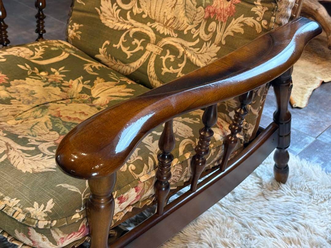 ①カリモク karimoku リクライナー コロニアル RC60 レトロ GG