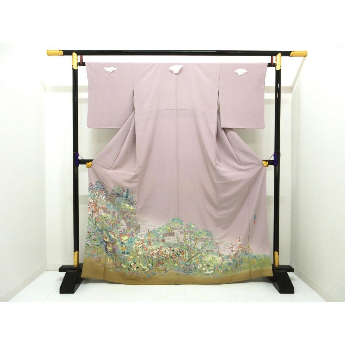 5189 振袖単品 正絹レモン黃 洋風モダン 成人式結婚式卒業式 5189 振袖