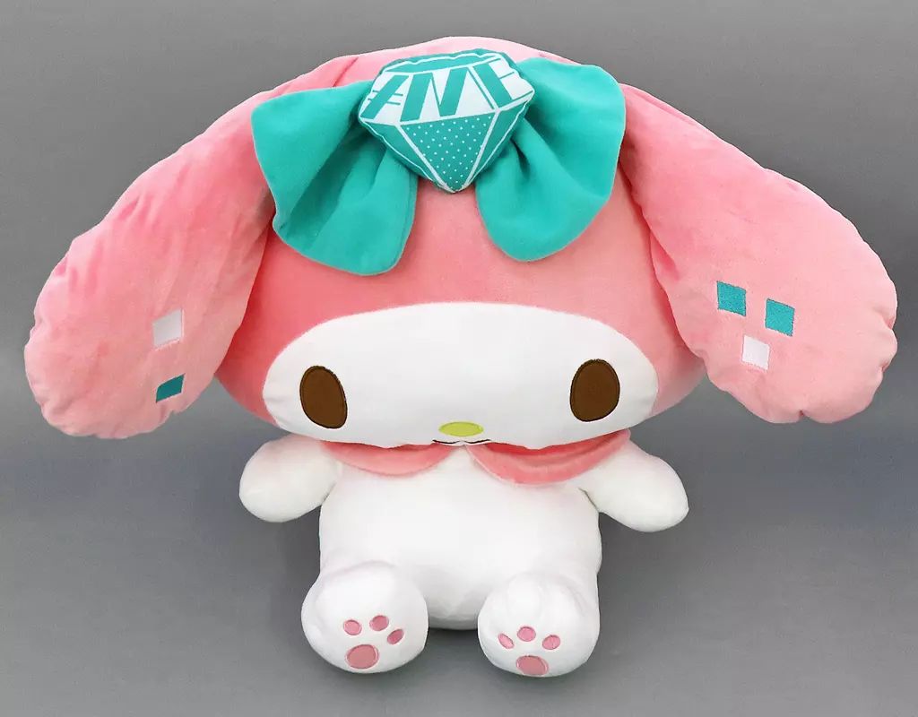 中古】ぬいぐるみ マイメロディ スーパーラージぬいぐるみ 「ノット