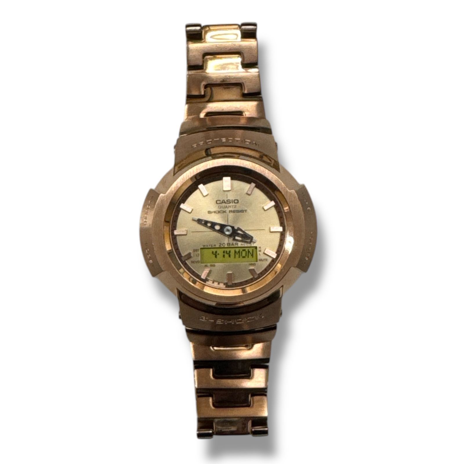 参考上代74800円 CASIO G-SHOCK AWM-500 アナログ・デジタル ソーラー 