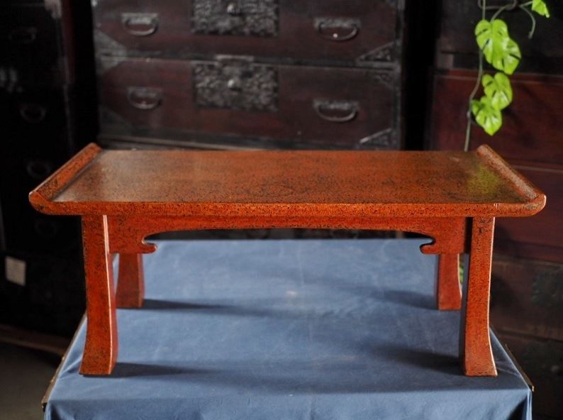 若狭塗 文机 経机 昭和中期 古録展 送料無料 品番F45082