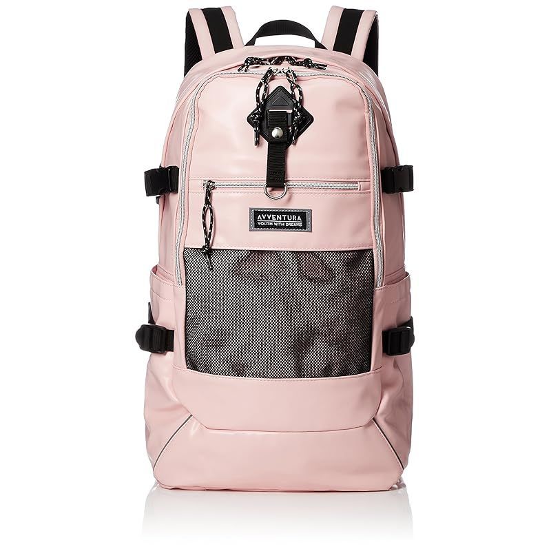 【特価商品】[アヴェンチュラ] リュック リュックサック デイパック 通学リュック 通学 バッグ 通勤バッグ スクールバッグ 合皮 大容量 a4 メッシュポケット 背面 ファスナー ポケットたくさ