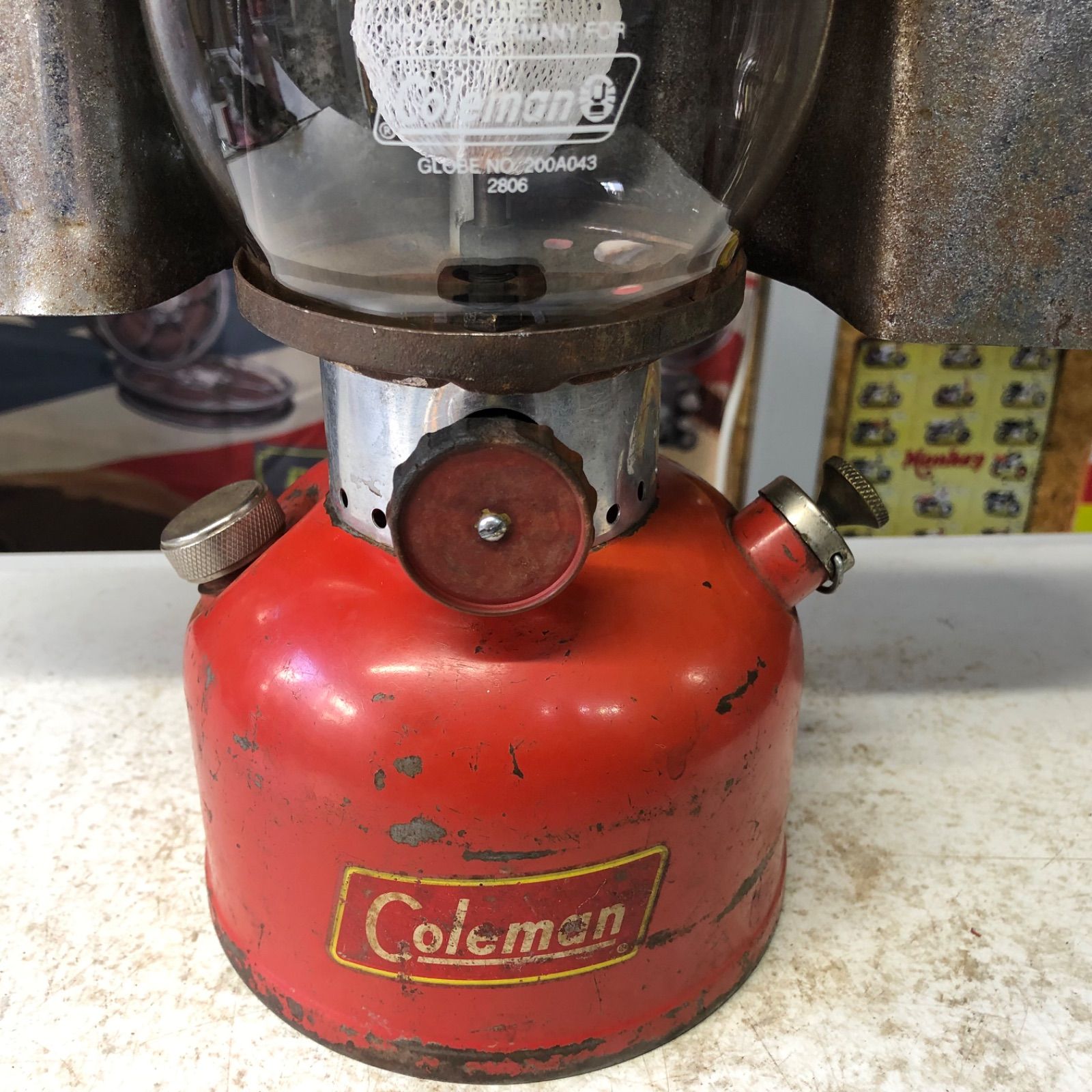 Coleman ランタン 200A043 レッド Coleman コールマン 1/2サイズ