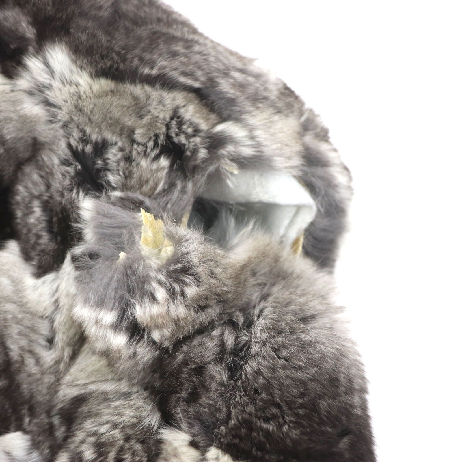 ドンドン見直し】訳有▽チンチラ CHINCHILLA 本毛皮コート