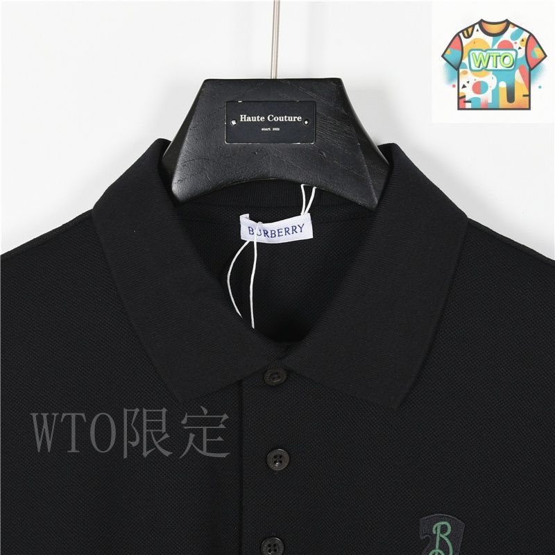 今日WTO】Burberry バーバリー 25SS シールド ポロシャツ-AN73