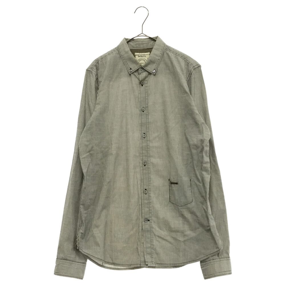 DIESEL ストライプシャツ S-DOUBLY-STRIPE-NW（MEN）: ロゴストライプシャツ｜ディーゼル